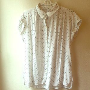Old Navy Polka Dot Dress Shirt